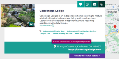 Conestoga Lodge Seniors rentals in Kitchener