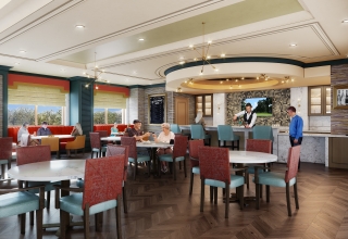 Delmanor Retirement Home Aurora Bistro