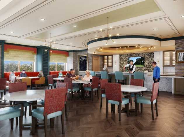 Delmanor Retirement Home Aurora Bistro