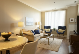 Delmanor West village living room