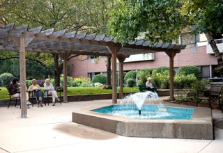 Shepherd Terrace Retirement Fountain