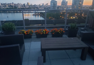 Sidney Manor roof night